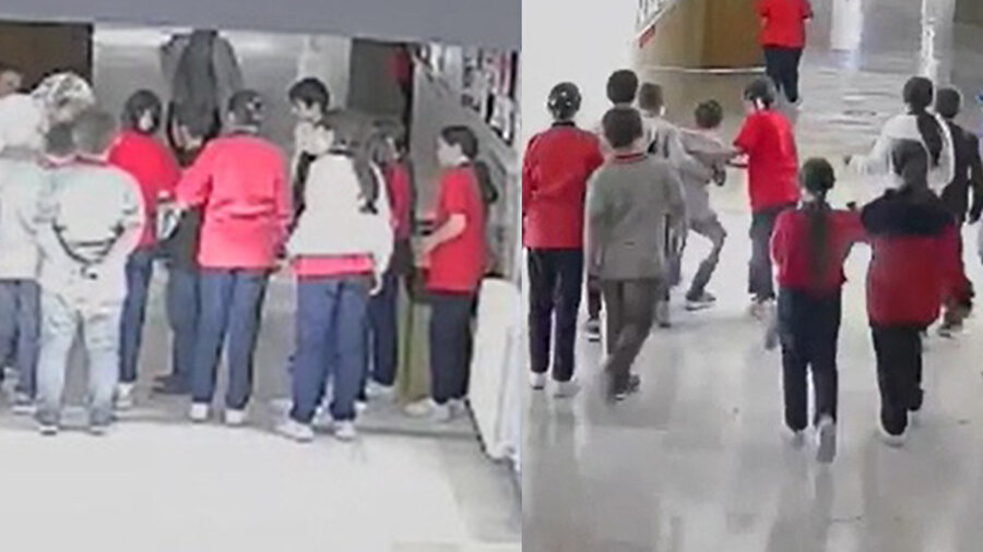 Öğretmen, boğazına mandalina kaçan öğrenciyi heimlich yöntemiyle kurtardı