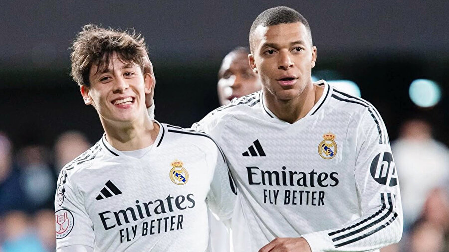 Arda Güler'den asist, Mbappe'den hat-trick