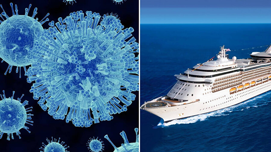 Noravirüs salgınından dolayı yüzlerce yolcu izole edildi.