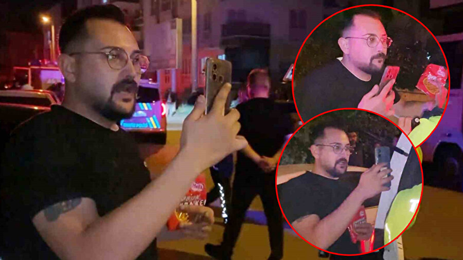 "Artistlik yapıyorum" dedi, kraker yiyip polise direndi