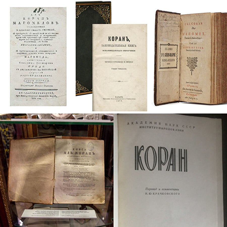 Kur'ân-ı Kerîm'in Rusçaya ilk tercümeleri.