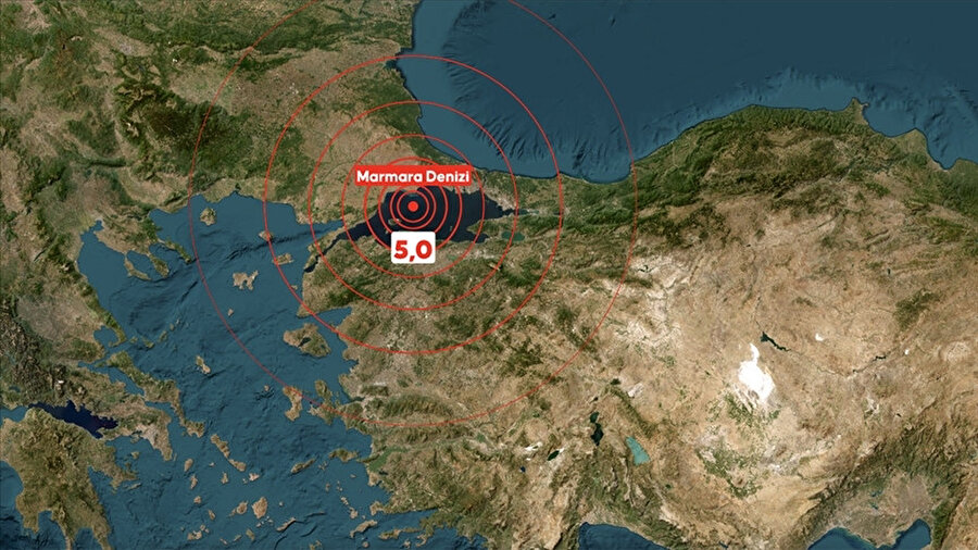 Marmara'da deprem