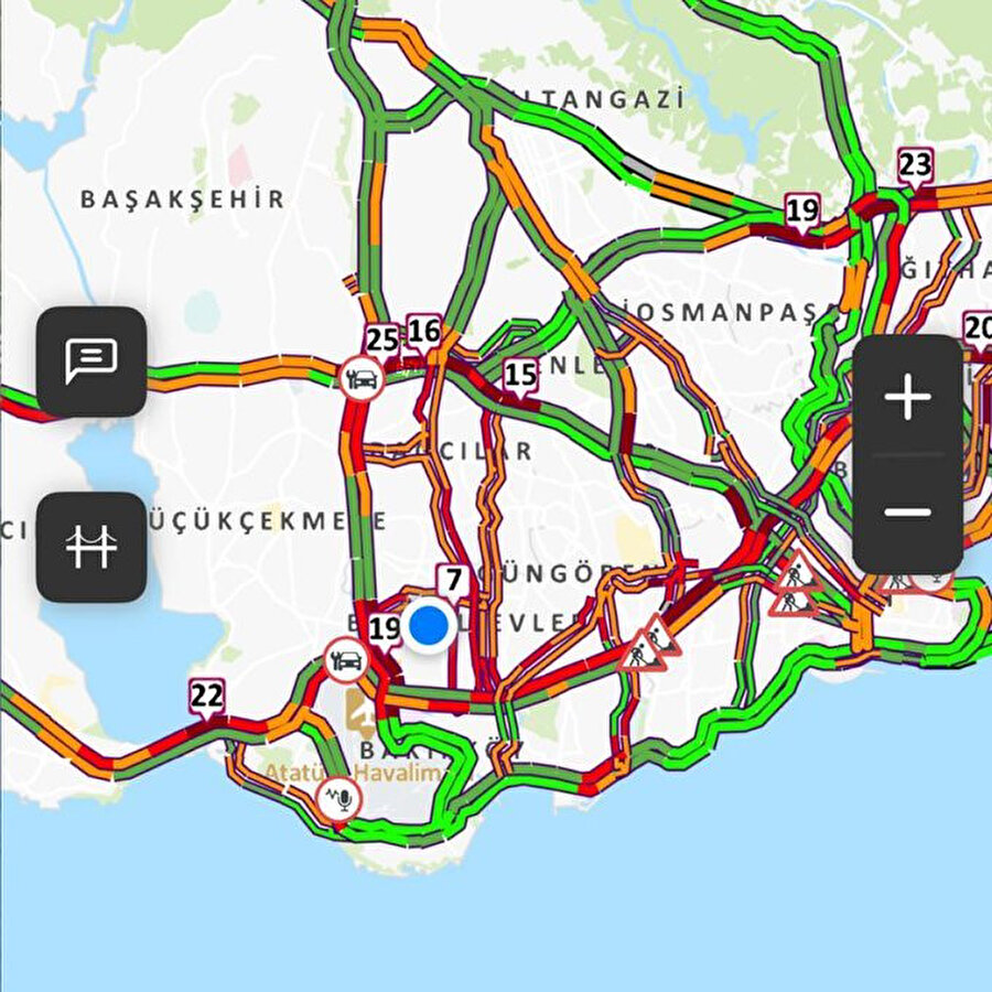 İstanbul'da hissedilen deprem sonrası trafiğin son hali