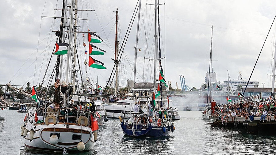 Küresel Sumud Filosu Türkiye Delegasyonu: Yasa dışı alıkonulan Türk aktivist sayısı 48