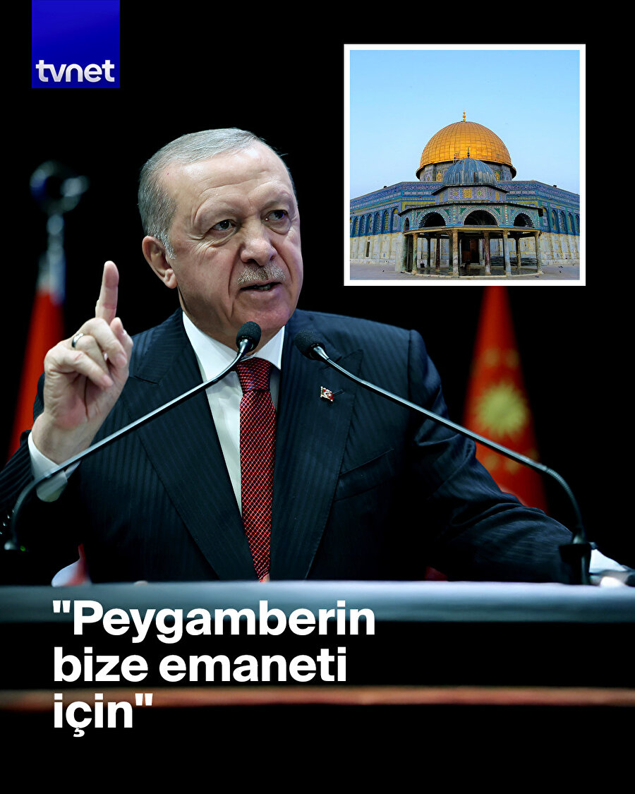 Cumhurbaşkanı Erdoğan'dan Kudüs mesajı