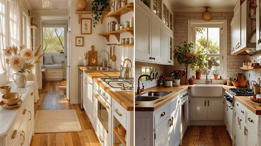 ​Küçük mutfaklarda alanı verimli kullanma ipuçları