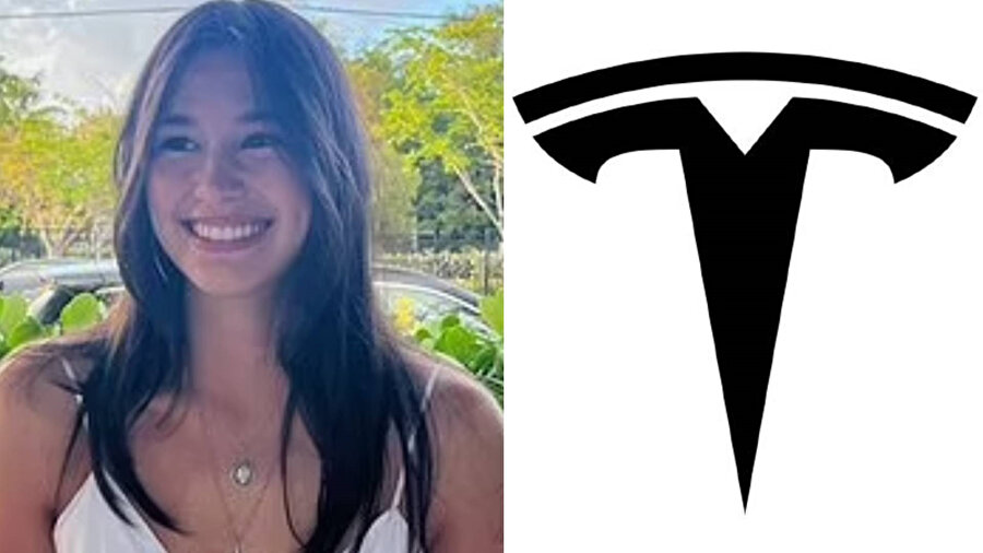 Tsukahara, Tesla'nın aracı olan Cybertruck'ın arka koltuğundaydı.