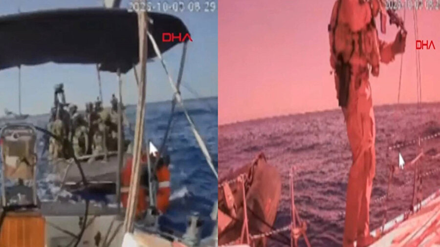 İsrail son Sumud Filosu gemisine canlı yayında baskın yaptı