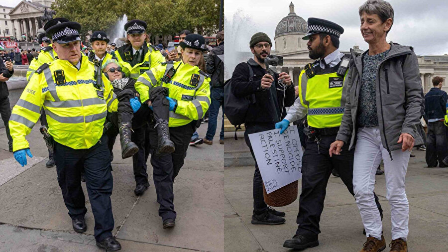 Filistin’e destek protestolarında gözaltı sayısı 492’ye yükseldi