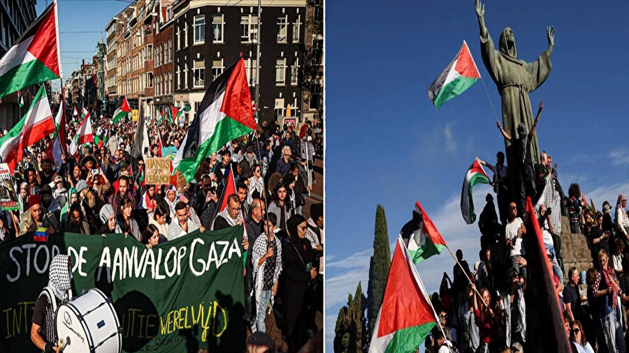 Yüz binlerce insan sokaklara döküldü