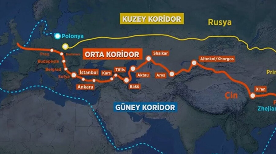 Orta Koridor'un bölge ülkeleri arasındaki bağlantıyı arttırması bekleniyor.