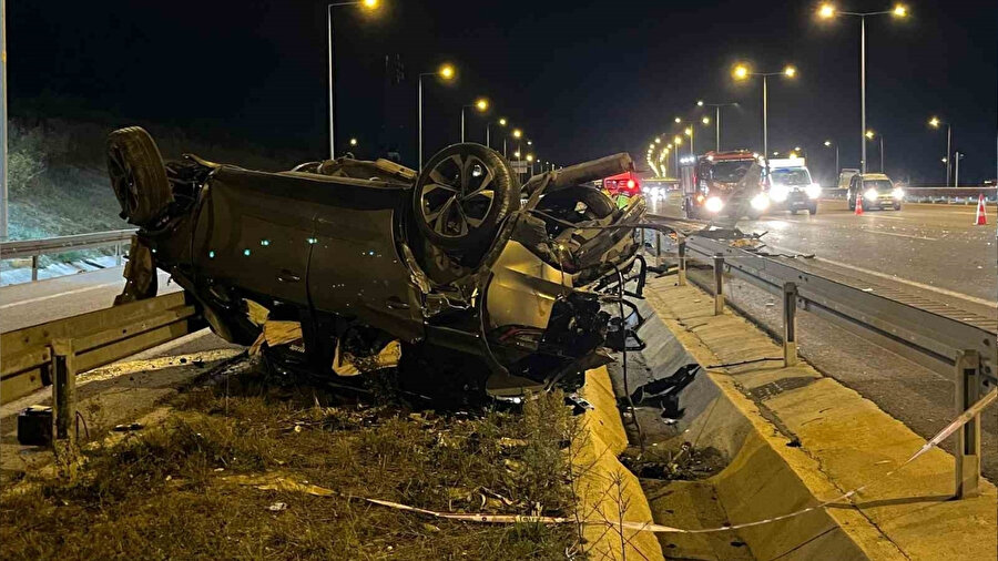 Kuzey Marmara Otoyolu’nda feci kaza: İki ölü, 5 yaralı