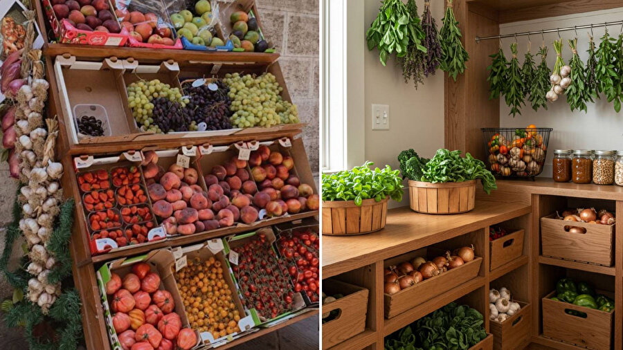 Meyve ve sebzeleri doğru saklama rehberi: Hangi ürün nerede durmalı?