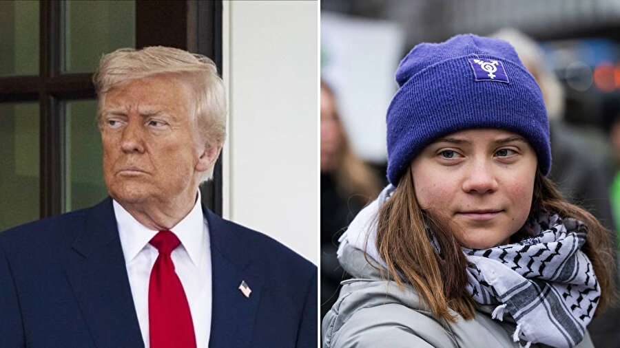 Donald Trump ve Greta Thunberg