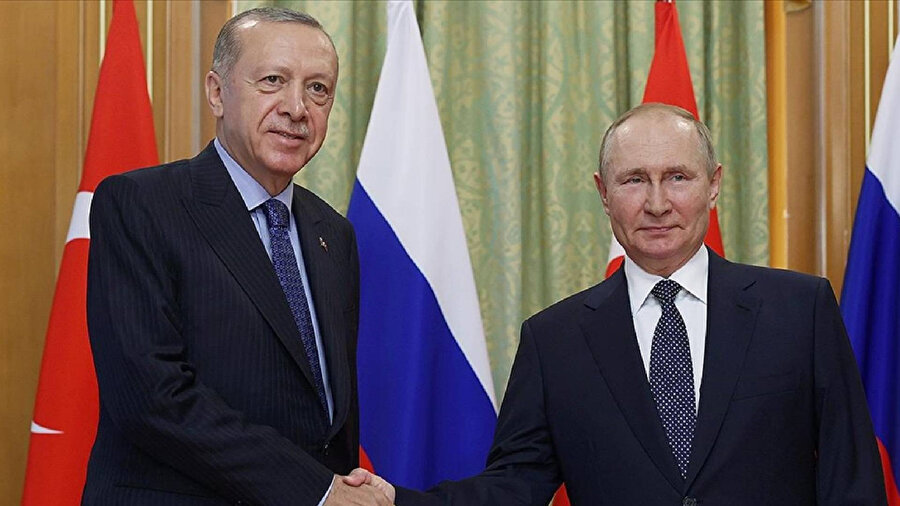 ​Cumhurbaşkanı Erdoğan Rusya Devlet Başkanı Putin ile görüştü