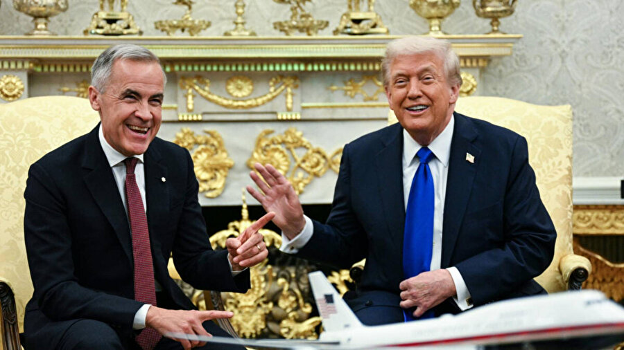 Trump'tan Kanada Başbakanı Carney'e Kanada 51. eyalet olsun şakası