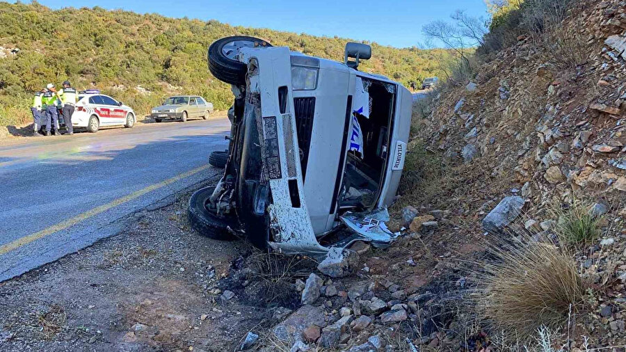 Mersin’de minibüs kazası