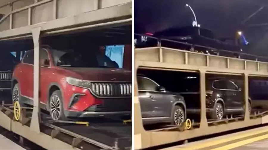 Togg'lar trenle Avrupa'ya gidiyor.