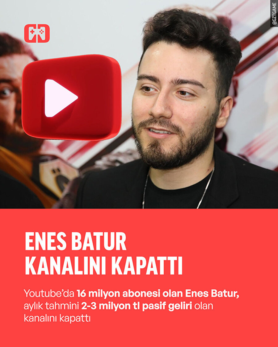 Enes Batur YouTube Kanalını Kapattı: Dijital Dünyada Şaşırtan Gelişme