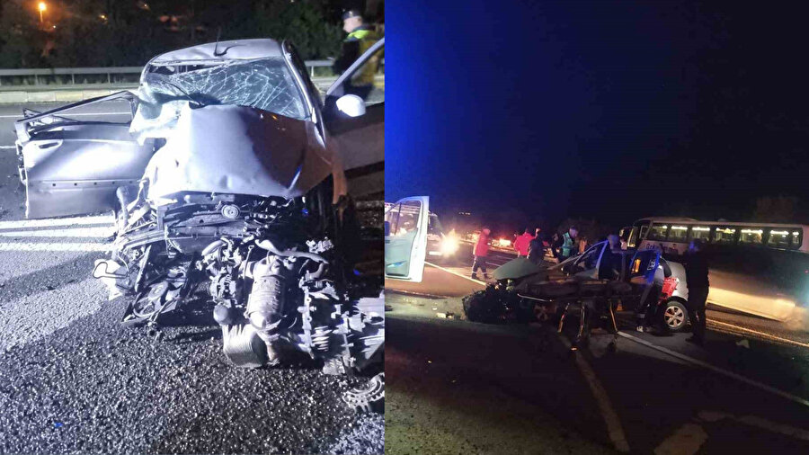 Konya’da yolcu otobüsü ile otomobil çarpıştı: İki yaralı