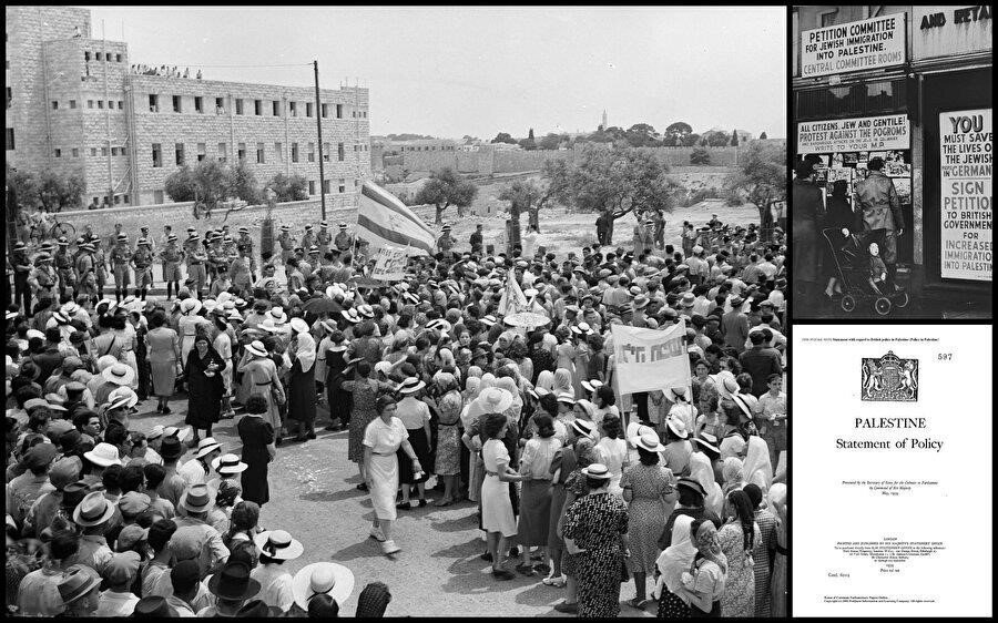 1939 Beyaz Kitap olarak bilinen White Paper of 1939, İngiliz hükümeti tarafından yayınlanmış ve Filistin'deki Yahudi göçünü ve Arap topraklarının satışını kısıtlayan bir politika belgesiydi. 