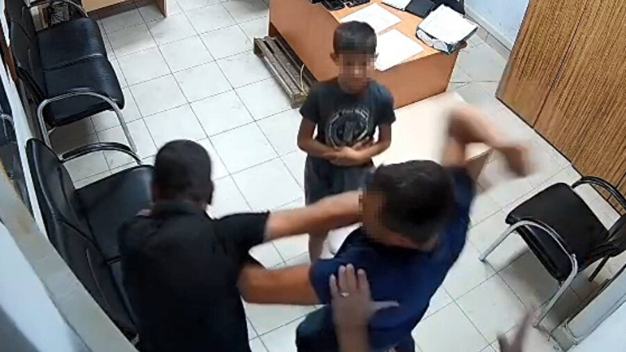 Karakolda aile içi kavga