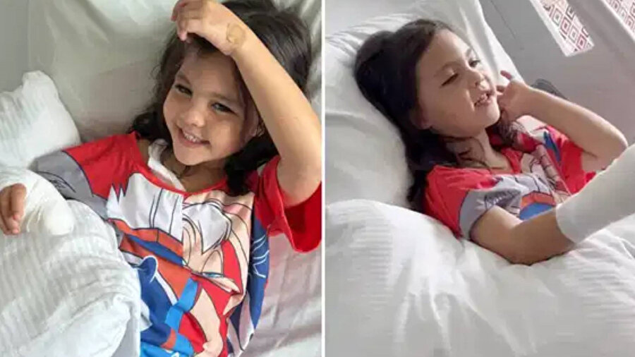 4 yaşındaki çocuğun parmağı koptu