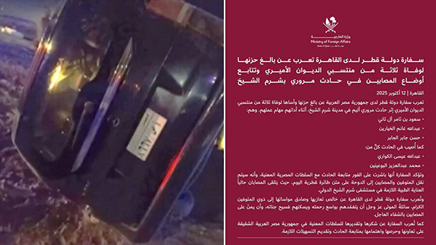 Katarlı 3 diplomat hayatını kaybetti