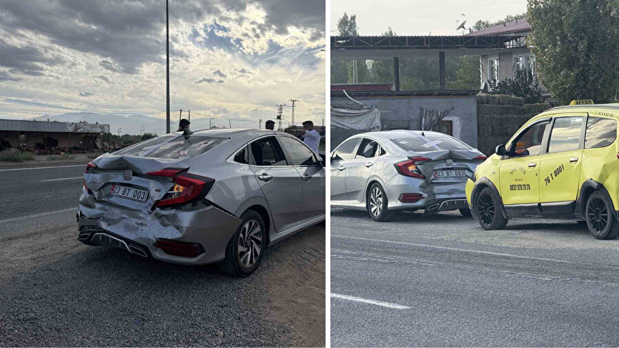 Iğdır’da üç araç birbirine girdi