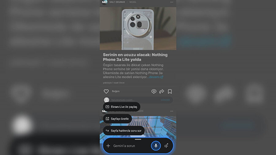 Android Chrome uygulaması