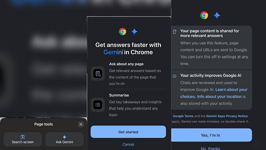 iOS Chrome uygulaması