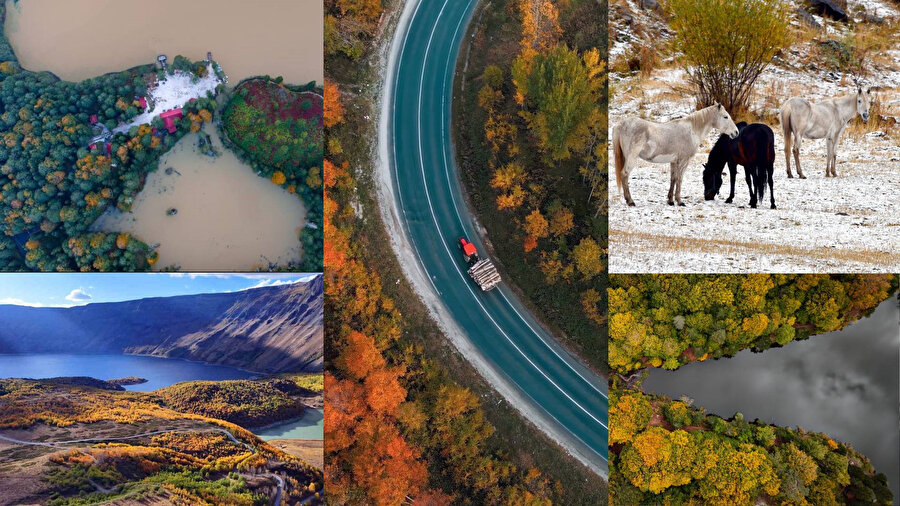 Sonbahar Türkiye’ye çok yakıştı: Renk cümbüşü görenleri hayran bıraktı, işte yurttan kartpostallık görüntüler