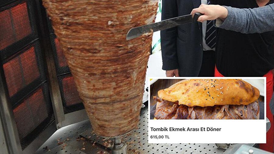 Dönerin fiyatı sosyal medyada gündem oldu