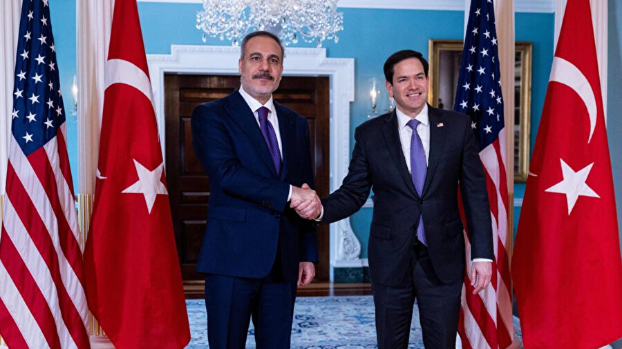  Bakan Fidan, ABD'li mevkidaşı Rubio ile görüştü