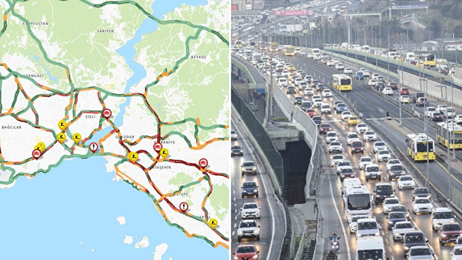 Trafik yoğunluğu yüzde 70'i geçti