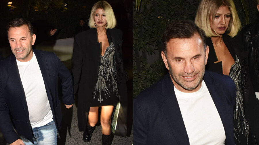 Okan Buruk eski eşi Nihan Akkuş ile el ele görüntülendi