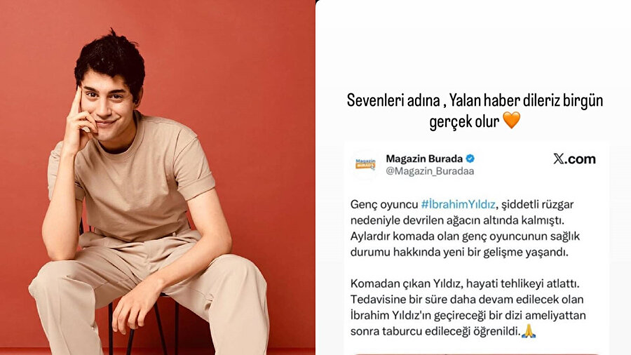  İbrahim Yıldız'ın komadan çıktığı haberlerine açıklama geldi