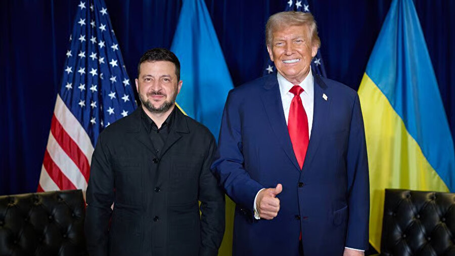 ABD Başkanı Donald Trump ve Ukrayna Devlet Başkanı Vladimir Zelenskiy