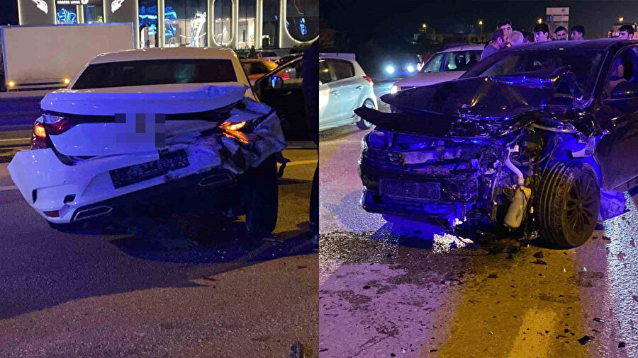 Bursa’da zincirleme kaza: 5 araç birbirine girdi, üç kişi yaralandı