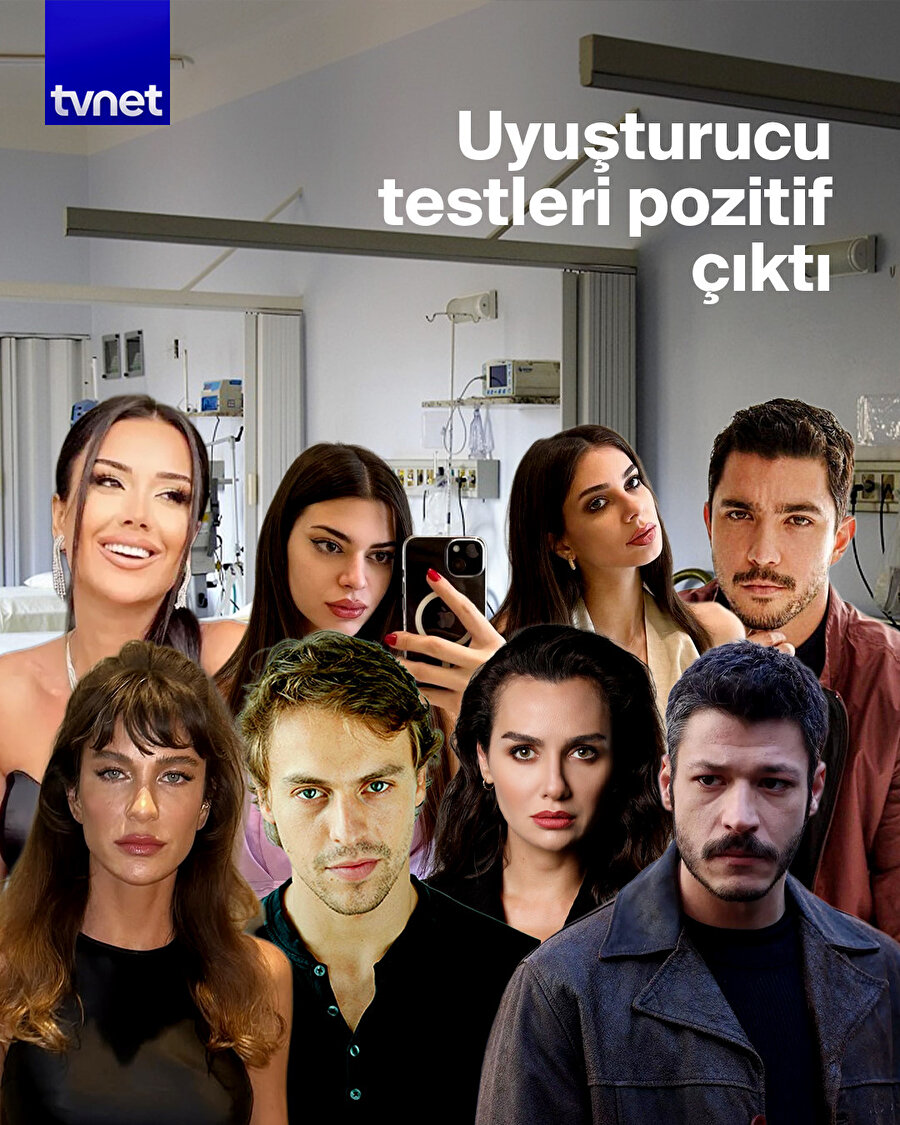 8 ünlünün vücudunda uyuşturucu tespit edildi