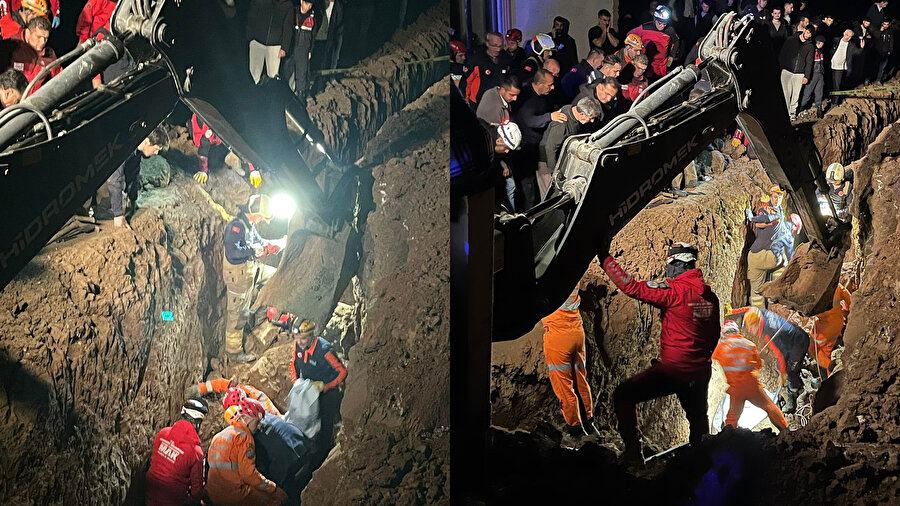 Bursa'da kanalizasyon çukuru kazarken göçük altında kalan 2 kardeş hayatını kaybetti