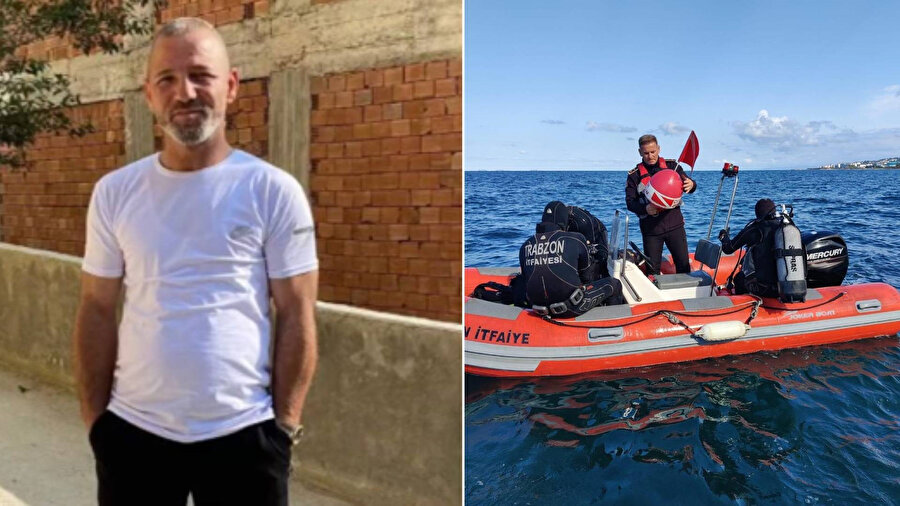 Trabzon'da denizde kaybolan balıkçı aranıyor