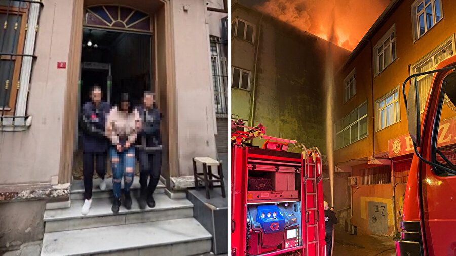 Beyoğlu’nda korkutan yangın