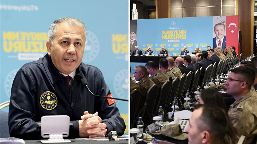 Ali Yerlikaya, Diyarbakır’da gerçekleştirilen  “Huzur ve Güvenlik Toplantısı”na başkanlık etti