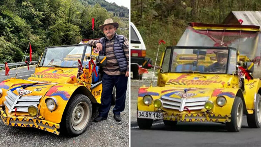 50 bin TL maliyetle cabrio tarzı 2 kişilik otomobil yaptı