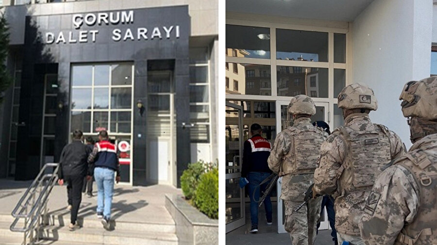 Çorum merkezli üç ilde düzenlenen terör operasyonunda iki şüpheli tutuklandı