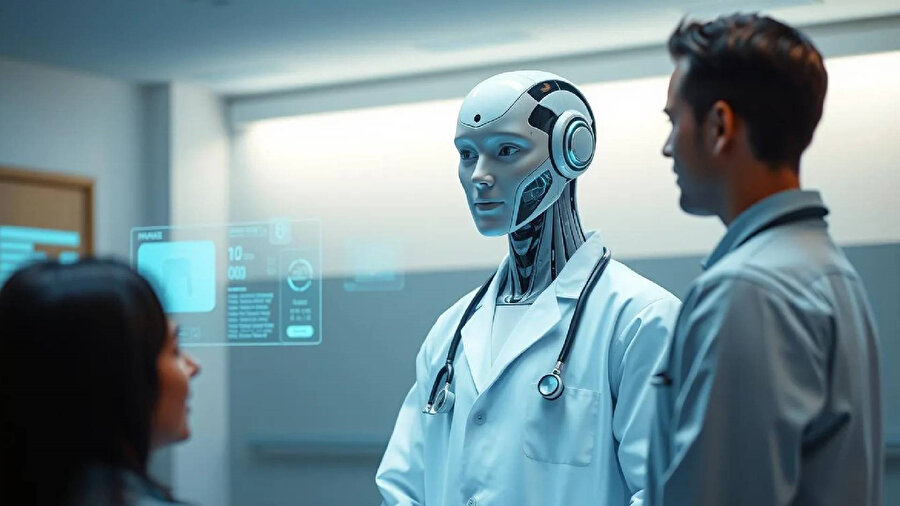 Sesi dinliyor, yüzü okuyor ve hastalığı buluyor