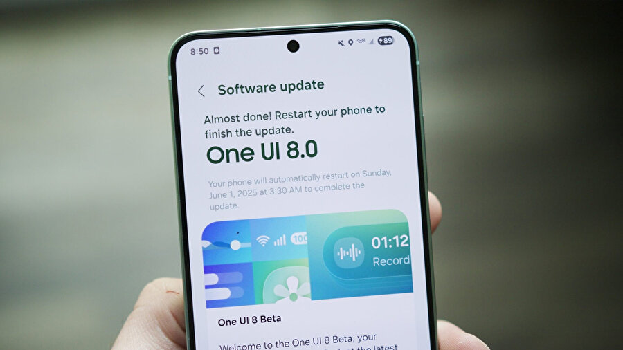 One UI 8 güncellemesi