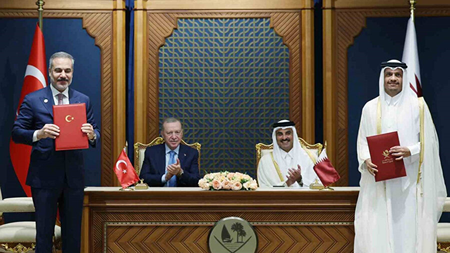 Türkiye ile Katar arasında ortak bildiri ve anlaşma