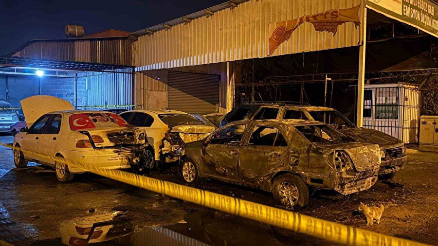Mersin’de 5 aracı kundaklayan şüpheli yakalandı